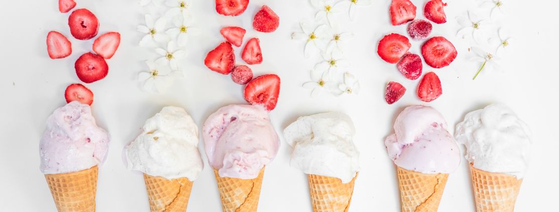 A lot of ice cream